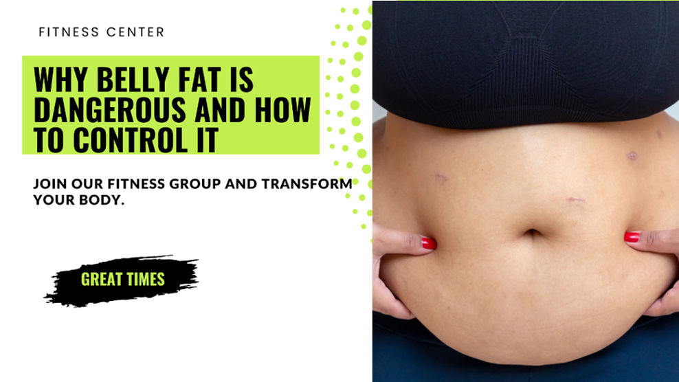 Why belly fat is dangerous and how to control it